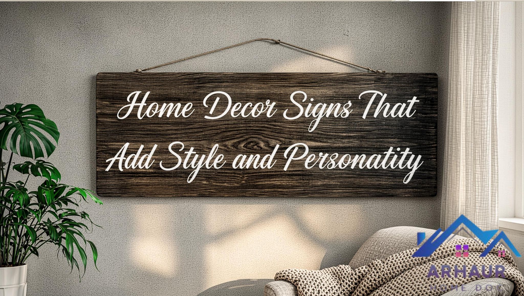 Home Decor Signs That Add Style and Personality