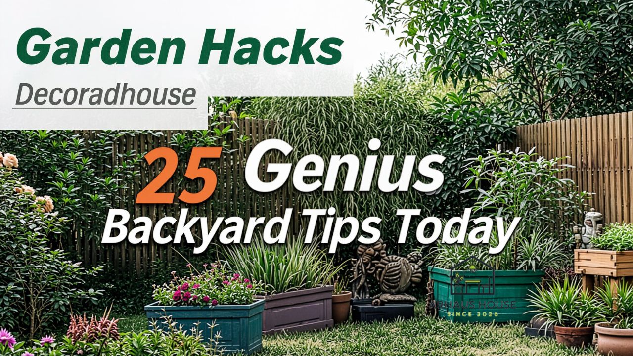 Garden Hacks DecoradHouse: 25 Genius Backyard Tips Today