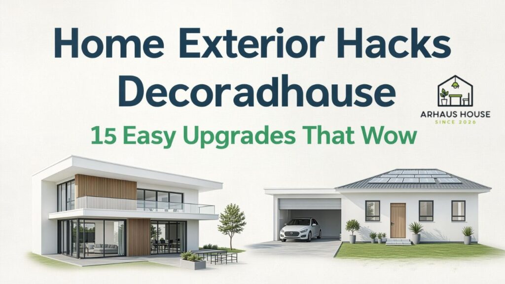 Home Exterior Hacks Decoradhouse: 15 Easy Upgrades That Wow