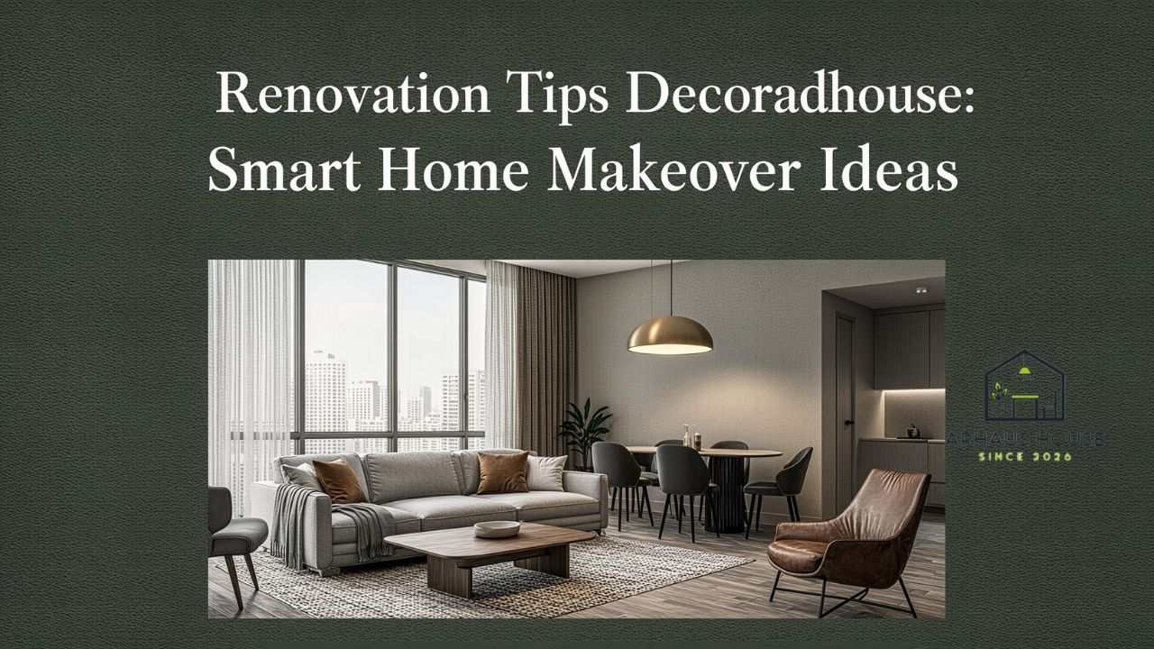 Renovation Tips Decoradhouse: Smart Home Makeover Ideas